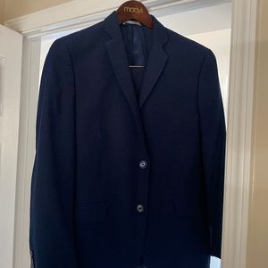 navy blue suit!